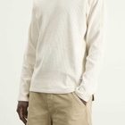 Norse Projects Men's Stevns Military Rib Long Sleeve T-Shirt in Ecru