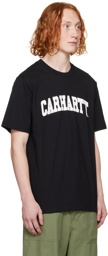 Carhartt Work In Progress Black University Script T-Shirt