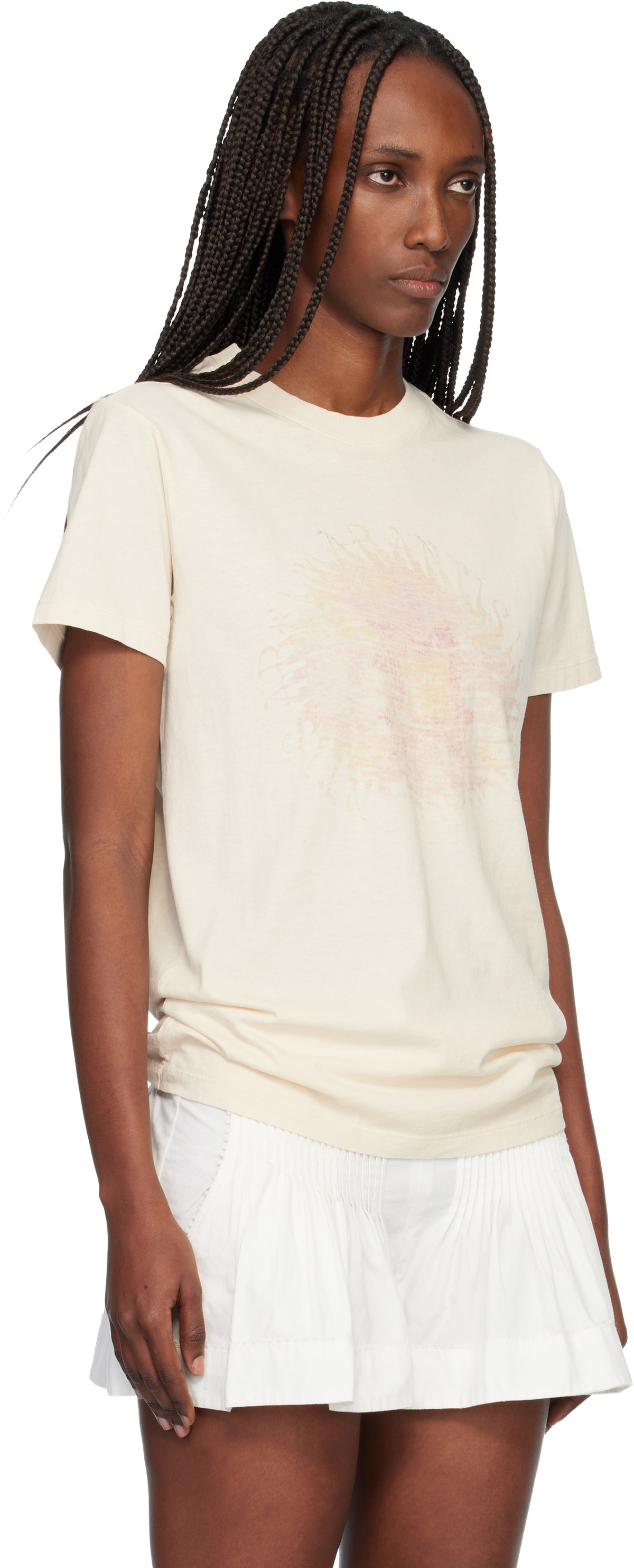 Isabel Marant Etoile Beige Zoeline T-shirt