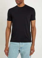 Tom Ford Logo-embroidered Jersey T-shirt Black