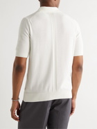 FRESCOBOL CARIOCA - Rino Cotton and Silk-Blend Polo Shirt - Neutrals