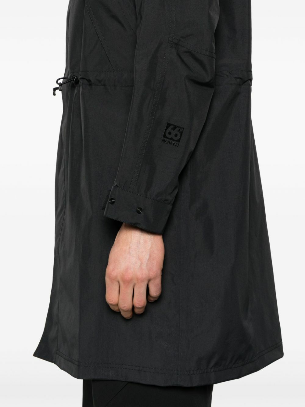 66 North Black Laugardalur Hooded Parka