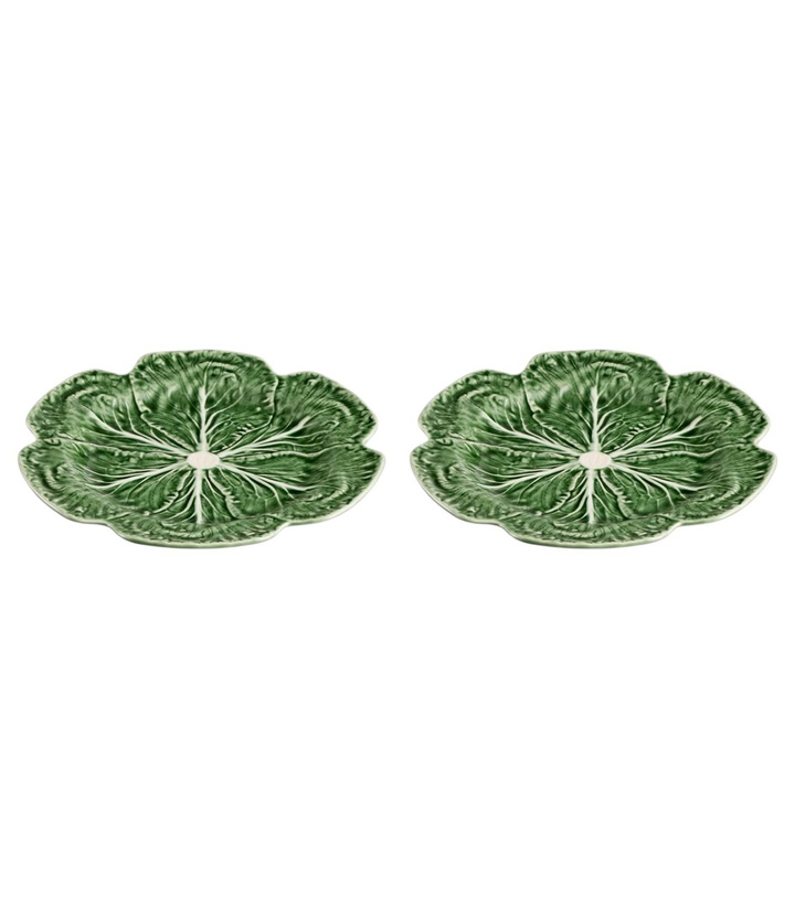 Photo: Bordallo Pinheiro Couve set of 2 ceramic charger plates