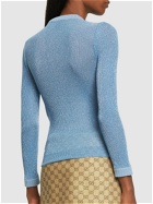 GUCCI - Extra Fine Tech Knit Crewneck Sweater