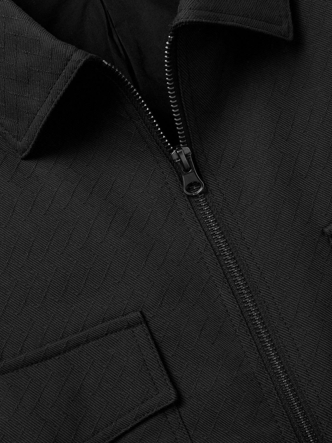 MANAAKI - Raranga Cotton-Twill Jacket - Black