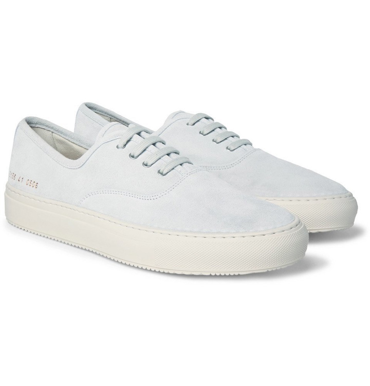 Photo: Common Projects - Tournament Suede Sneakers - Men - Light gray