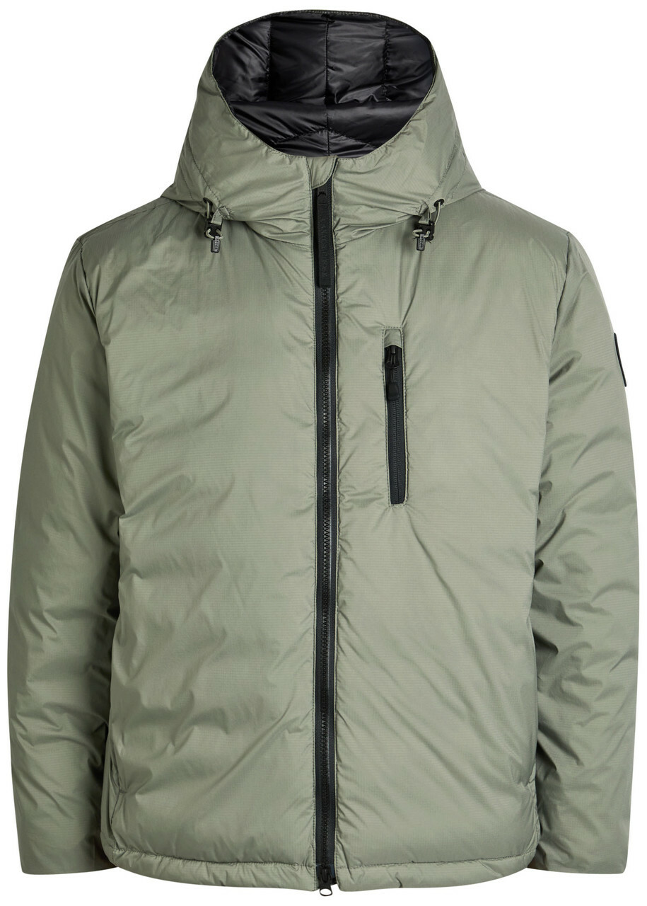 Canada Goose Lodge Hooded Shell Jacket Khaki Canada Goose