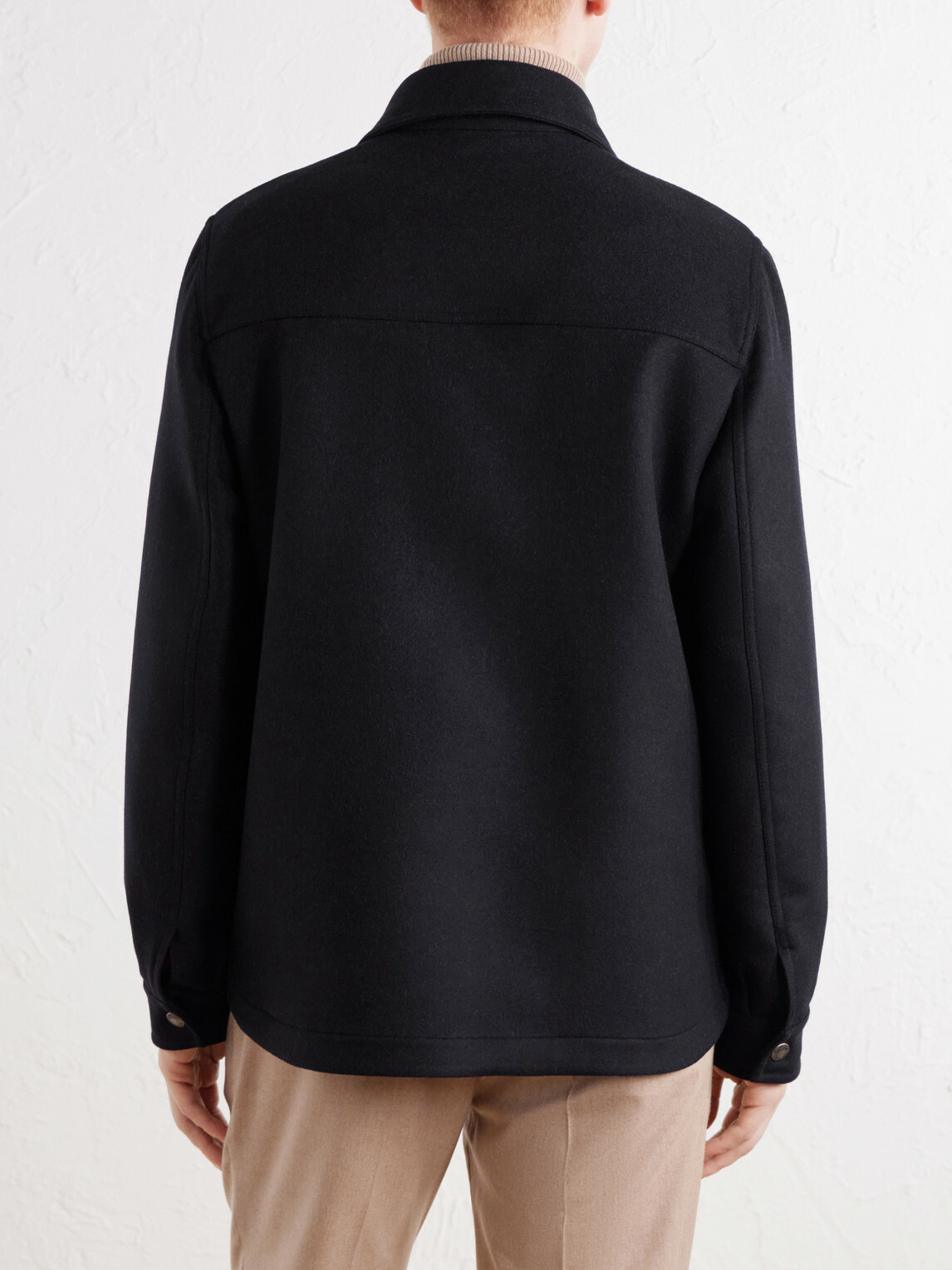 Brunello Cucinelli - Wool-Felt Overshirt - Black