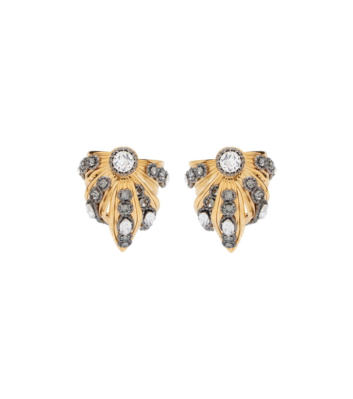 Photo: Balenciaga Bloom embellished earrings