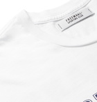 Freemans Sporting Club - Printed Cotton-Jersey T-Shirt - White
