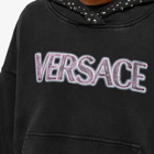 Versace Women's Logo Hoody in Black
