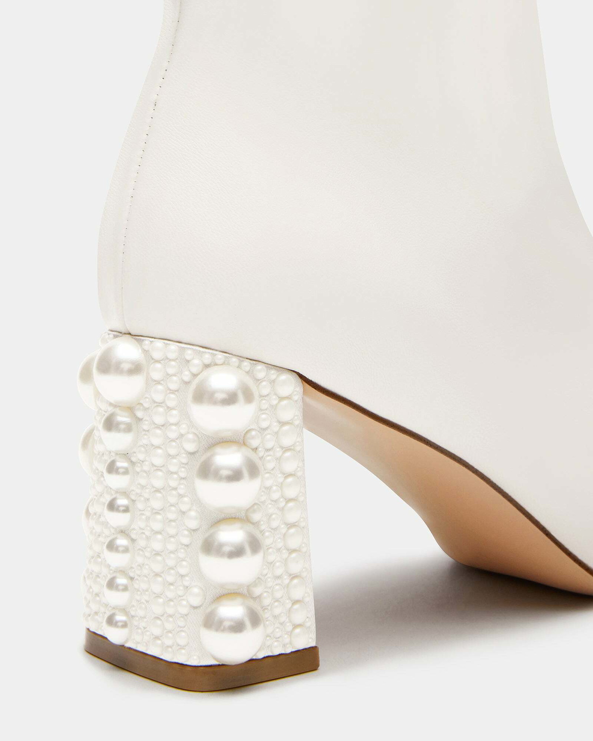 Steve Madden Hush-P Booties in White