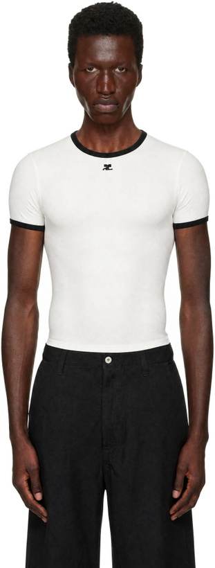 Photo: Courrèges White Signature Contrast T-shirt