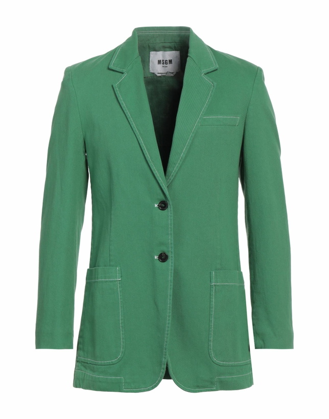 Photo: Msgm Womens Blazer in Green