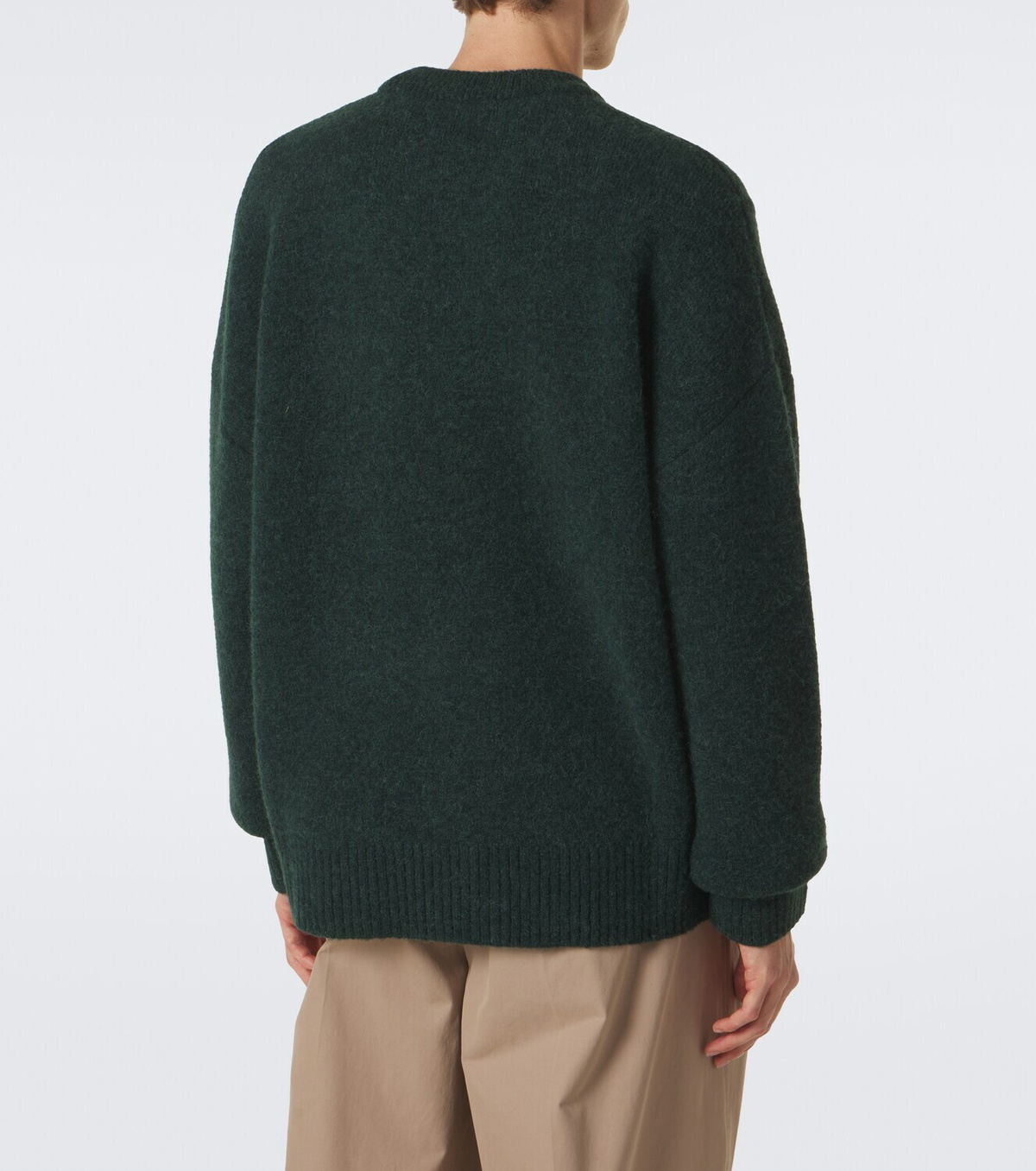 Ami Paris Ami de Cœur alpaca and wool-blend sweater