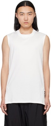 Y-3 White 3-Stripes Tank Top