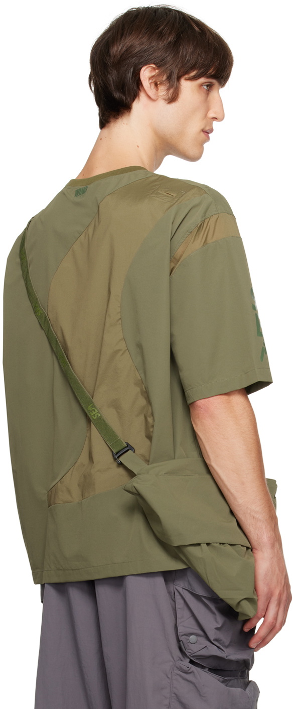 Archival Reinvent Green WIND AND SEA Edition Curve Bag & T-shirt Set