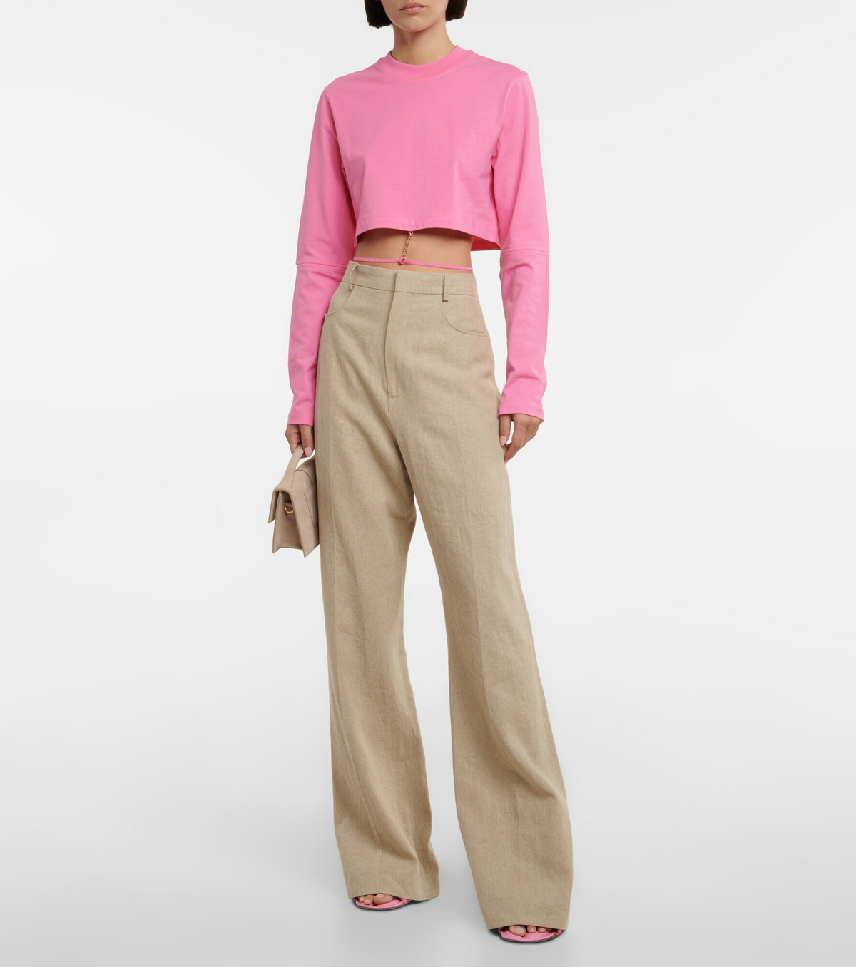 Top Le T-shirt Pino in cotton JACQUEMUS | Blondie Shop
