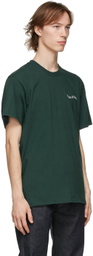 Museum of Peace & Quiet Green Warped Wordmark T-Shirt