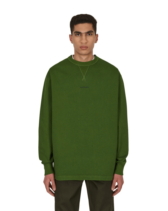 Photo: Acne Studios Logo Crewneck Sweatshirt Bottle