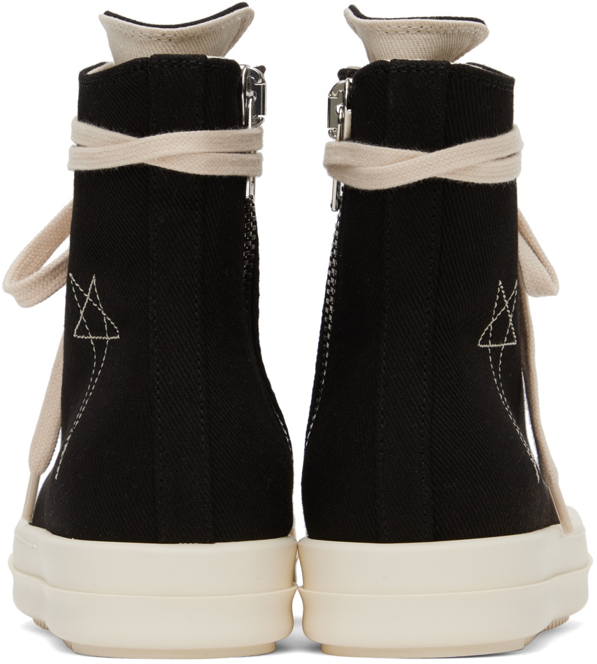 Rick Owens DRKSHDW Black Pentastitch Sneakers Rick Owens Drkshdw