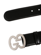 GUCCI - Wide Belt With Gg Buckle