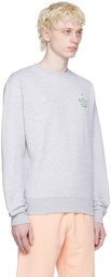 Maison Kitsuné Gray Hotel Olympia Edition Crest Sweatshirt