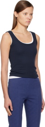 FLORE FLORE Navy Hillie Tank Top