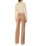 Stella McCartney - Claudia mid-rise wool flared pants