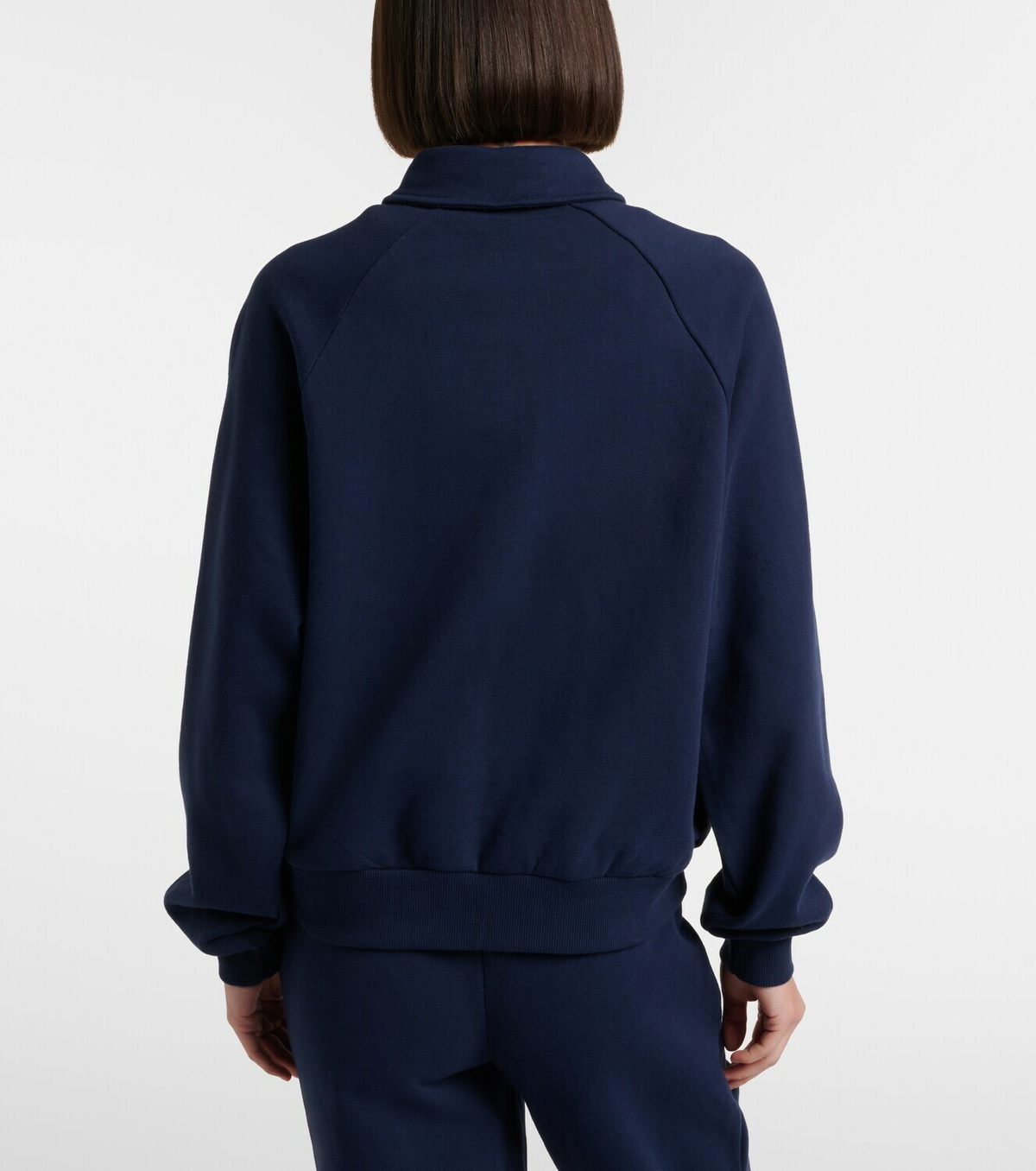 The Upside Elle cotton jersey polo sweater