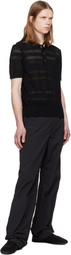 Dries Van Noten Black Suede Sneakers