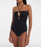 Ulla Johnson Minorca Maillot halterneck swimsuit