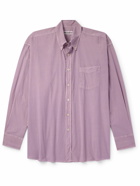 Our Legacy - Borrowed Button-Down Collar Cotton-Voile Shirt - Purple
