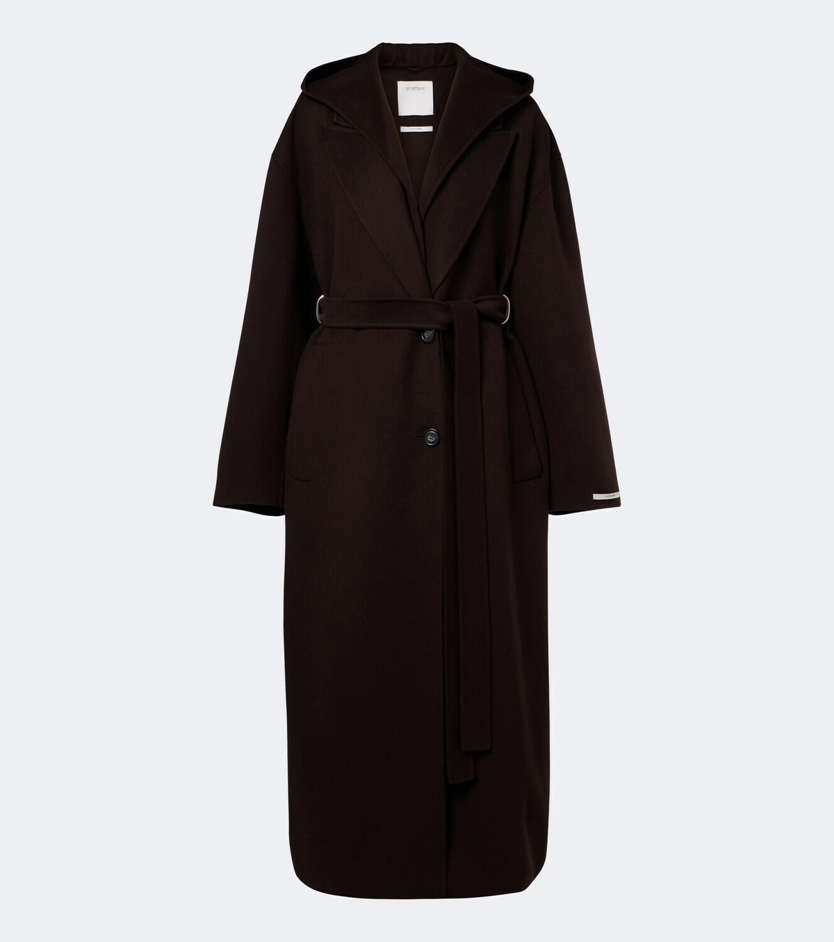 Sportmax Belted virgin wool coat