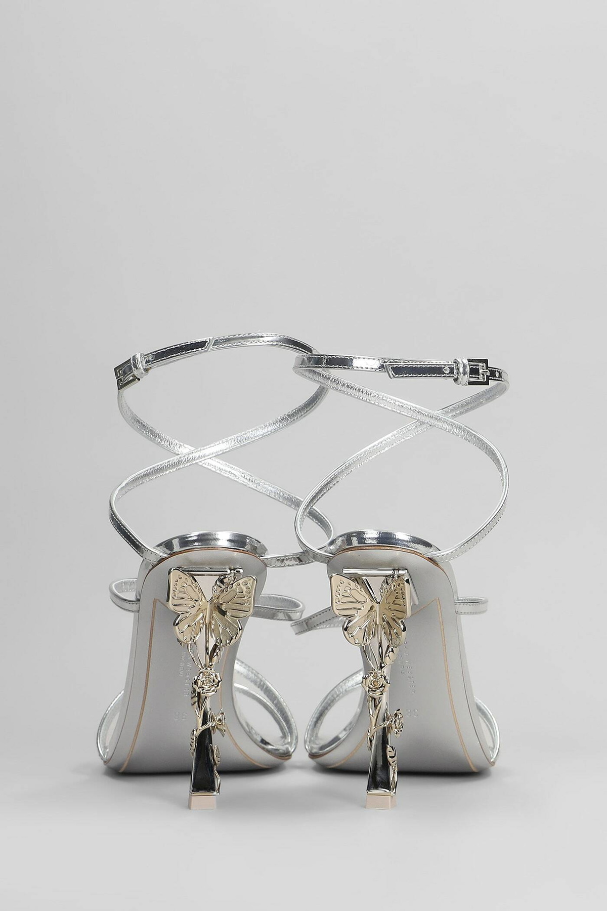 Sophia Webster Enchantress Sandals In Silver Leather