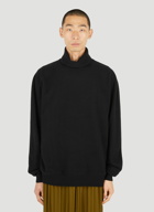 Roll Neck Sweater in Black