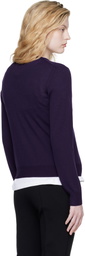 High Sport Purple Billie Vneck Sweater
