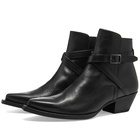 Saint Laurent Lukas Leather Jodhpur Boot