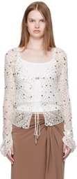 Paris Georgia Off-White Vera Cardigan