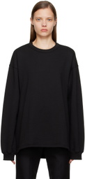 Birrot Black Open Sweatshirt