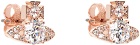 Vivienne Westwood Rose Gold Ismene Earrings