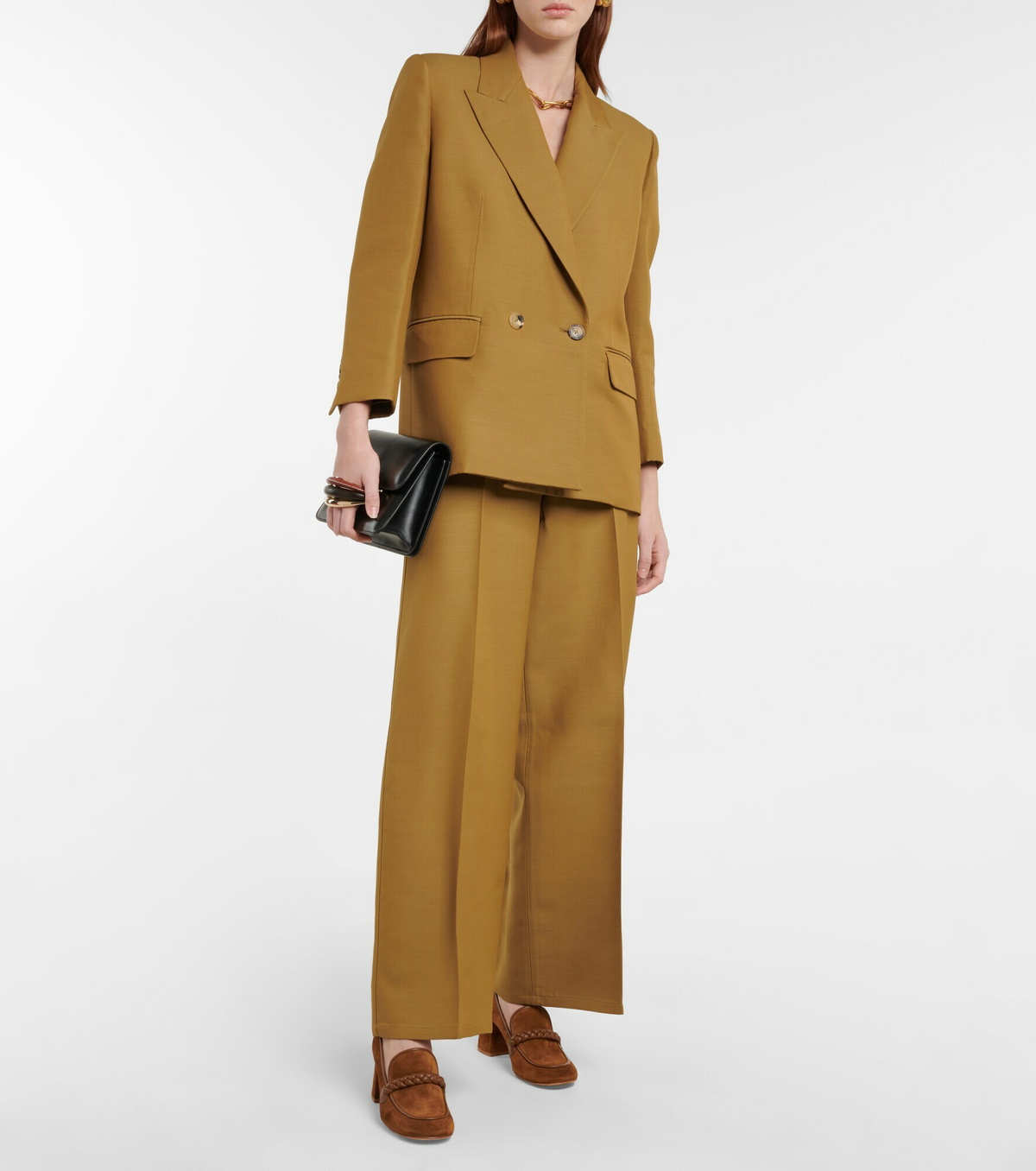 Gianvito Rossi Suede loafer pumps Gianvito Rossi