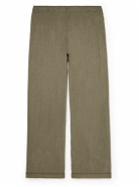 Our Legacy - Reduced Straight-Leg Crepon Trousers - Neutrals