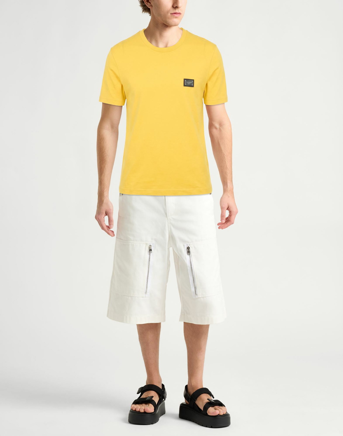 Dolce & gabbana Mens T-shirt in Yellow