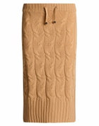 Drumohr Womens Midi skirt in Camel