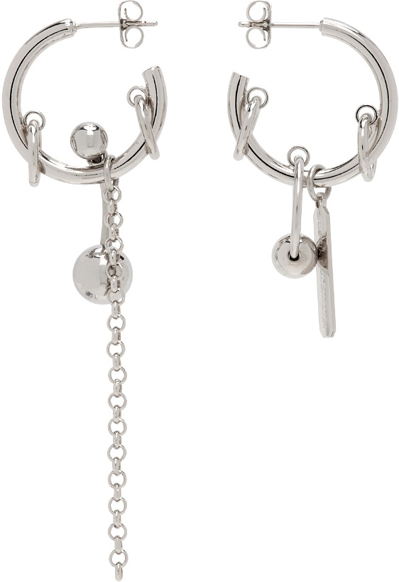 Photo: Justine Clenquet Silver Evie Earrings
