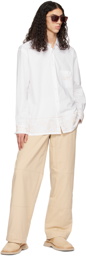 Jacquemus White Embroidered Shirt