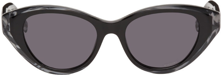 Photo: Missoni Gray & Black Oval Sunglasses