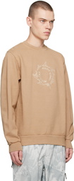 Afield Out Beige Mount Sunny Edition Embroidered Sweatshirt