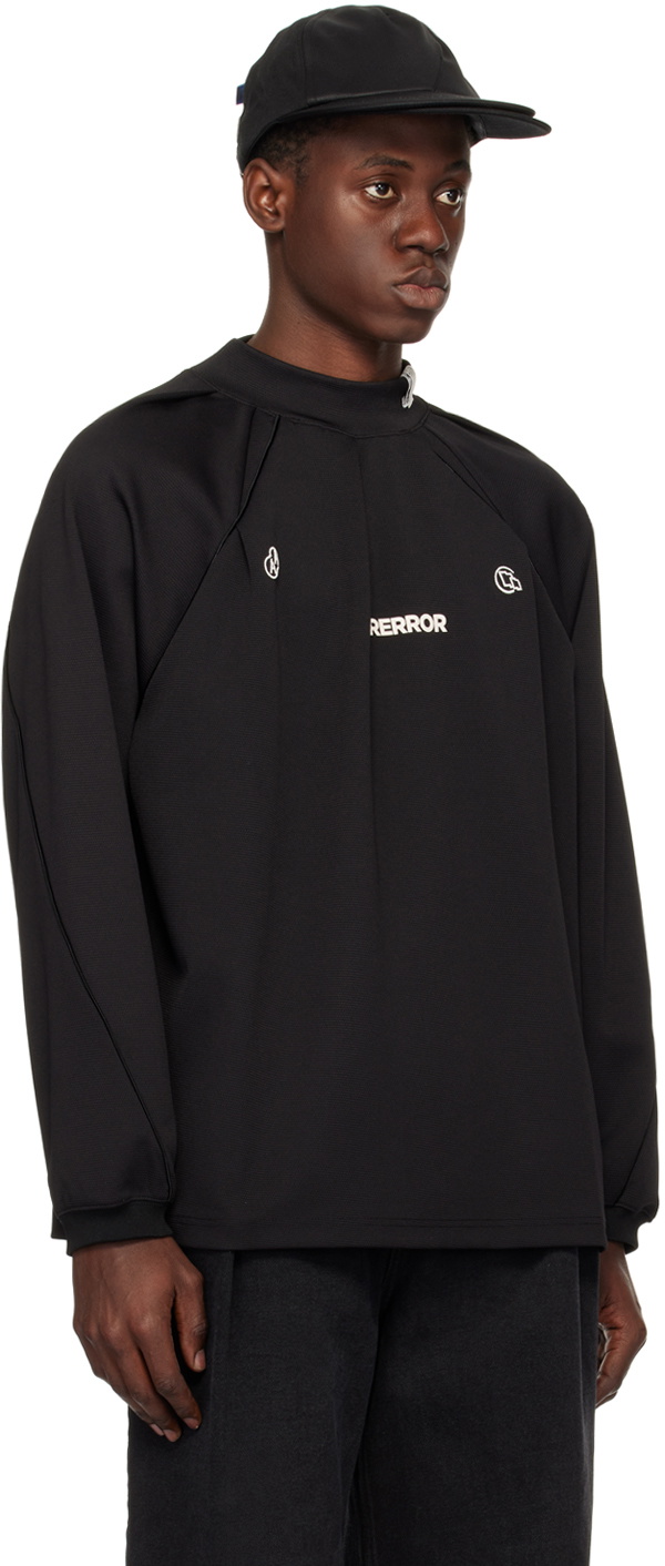 ADER error Black Siz Long Sleeve T-Shirt